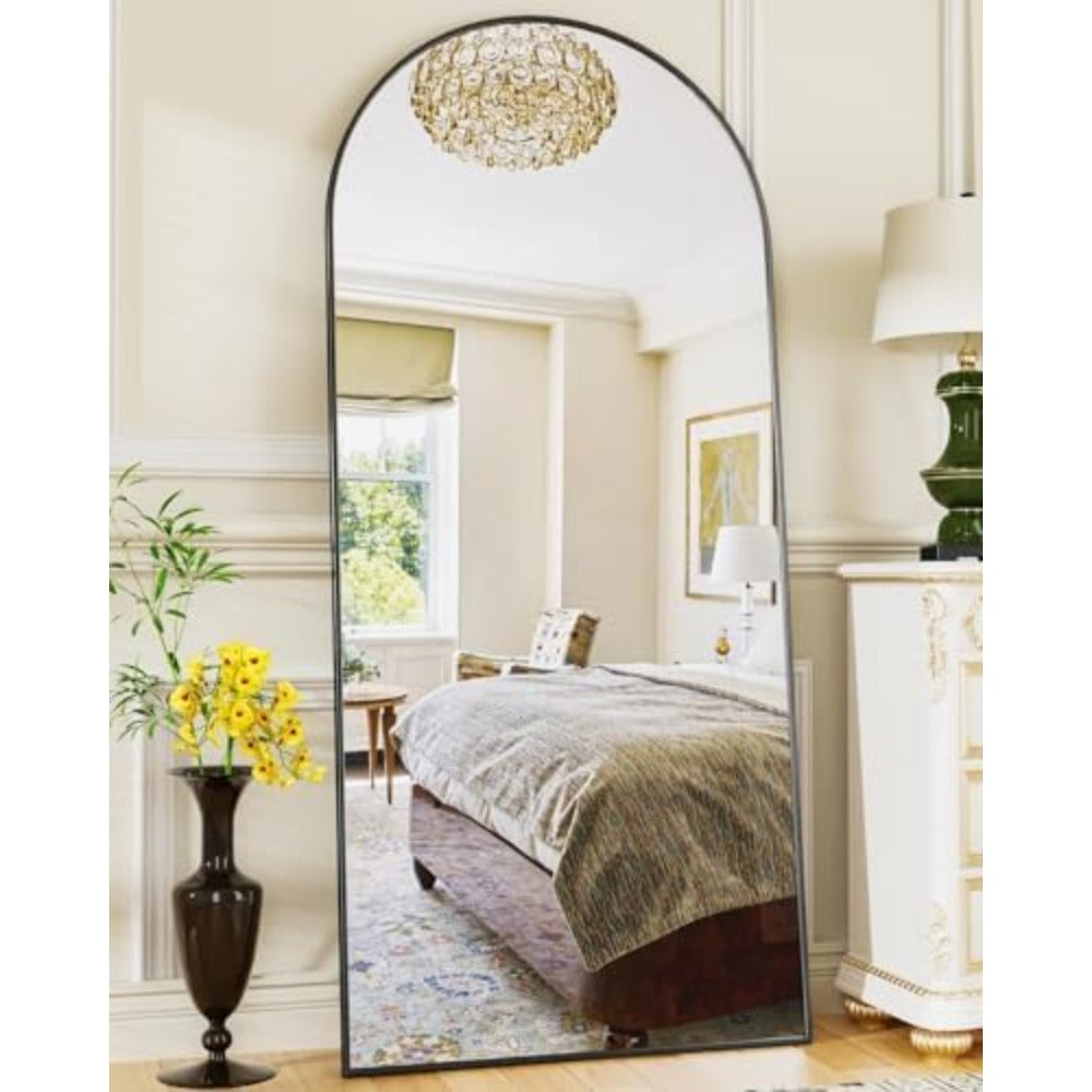 Full Length Arch Mirror 58x19 - Elegant Floor Standing Design
