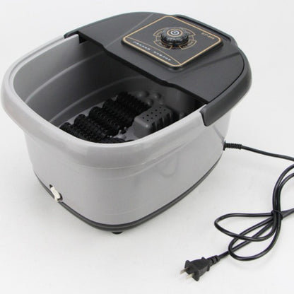 Heated Foot Bath Tub: Automatic Massager & Temp Control