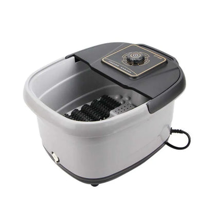 Heated Foot Bath Tub: Automatic Massager & Temp Control