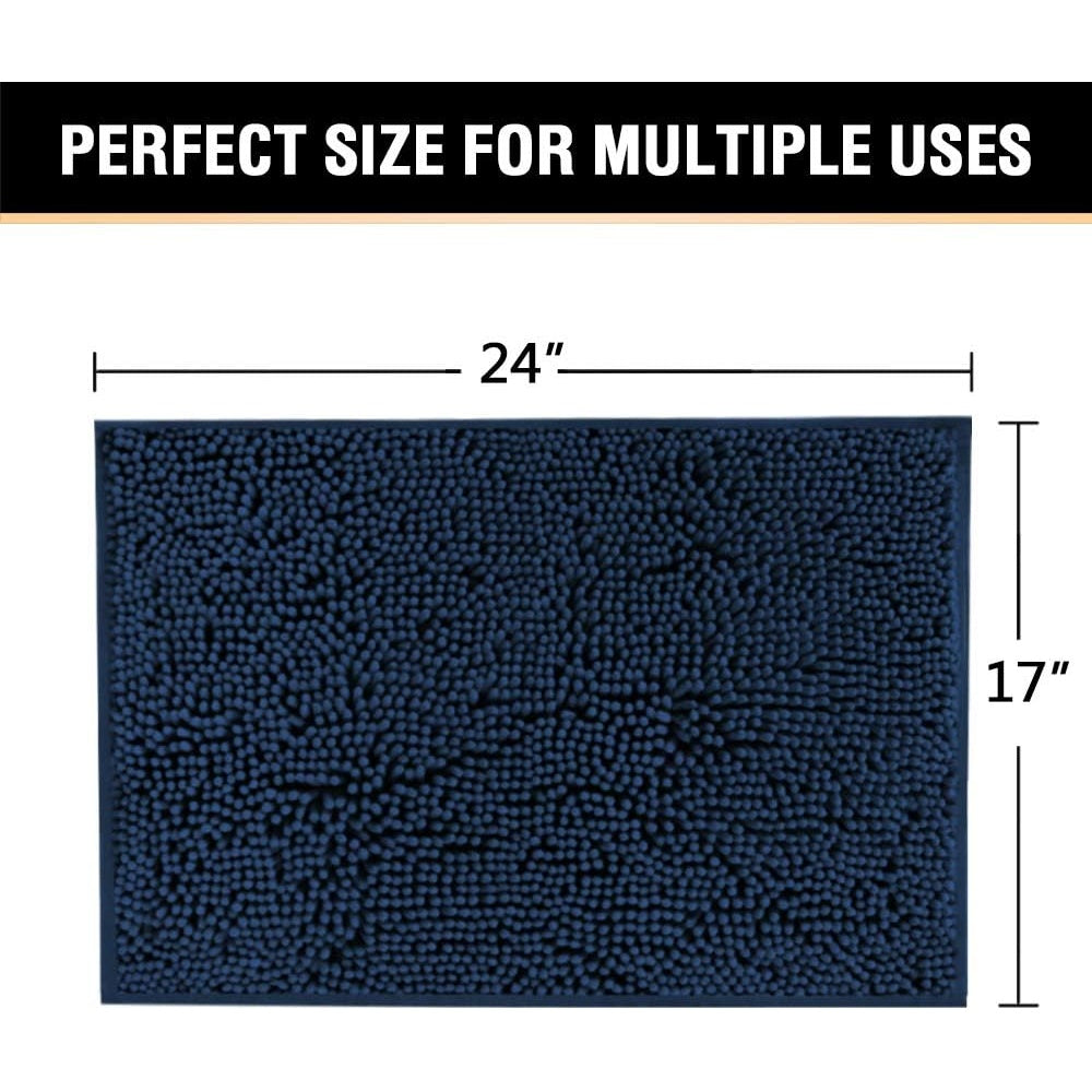 Luxury Microfiber Bath Mat - Non Slip, Quick Dry, Machine Washable