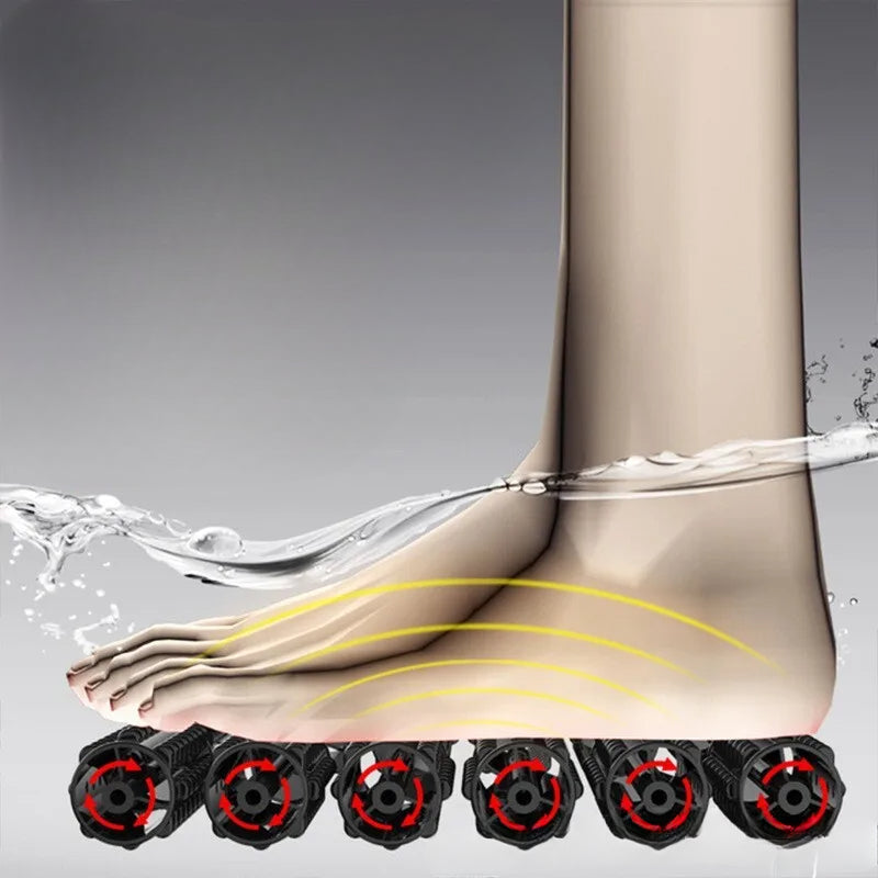 Heated Foot Bath Tub: Automatic Massager & Temp Control