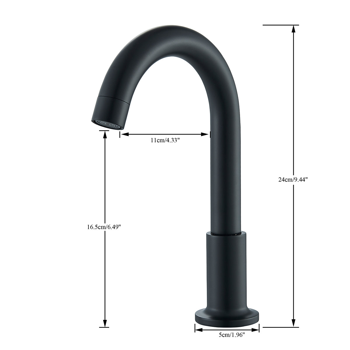 Polished Chrome Brass Mounted Bathroom Sink Faucet 